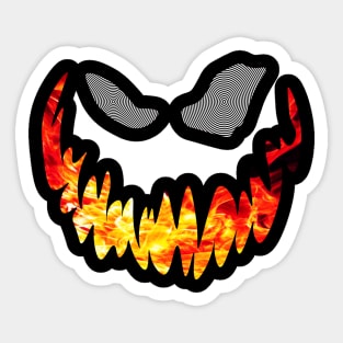 Halloween Lava Monster Sticker